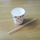 Pearl Milk Tea Straws, PP Straws, Striped Color