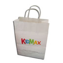 Kraft paper shopping bag