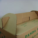 goods carton with handle bar