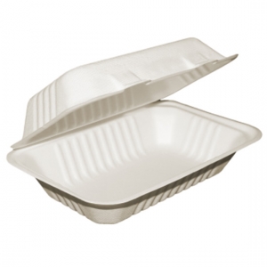 SN Compostable Clamshell - 8.5" x 5.5" x