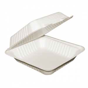 SN Compostable Clamshell - 8" x 8" x 3.5
