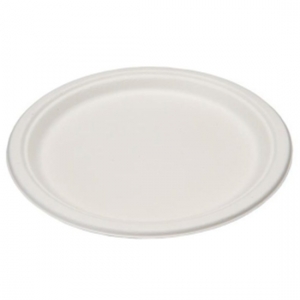 SN Compostable Round Sugarcane Plate 10'' 500