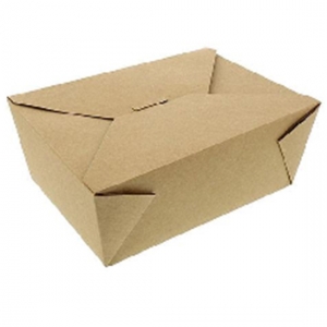 WC #4 Brown Take Out Eco Box 7.75 x 5.5 x 3.5”  16