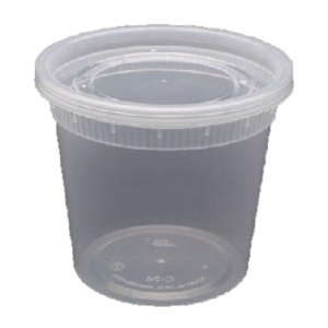 TD 24 oz Deli Container Clear w/Lid 240