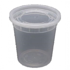 TD 32 oz Deli Container Clear w/Lid 240
