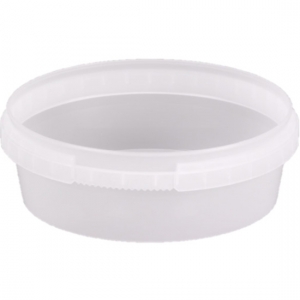 T8 8 oz Tamper Evident Deli Container Clear w/Lid 