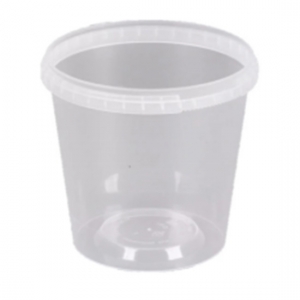 T32 32 oz Tamper Evident Deli Container Clear w/Li