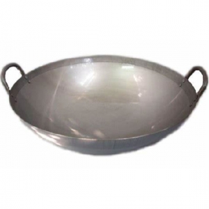 17" Rivet Handle Carbon Steel Commercial Wok